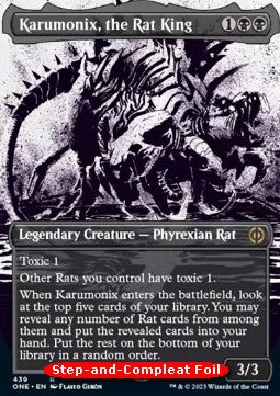 Karumonix, the Rat King (V.2) - Phyrexia: All Will Be One: Extras (Rare) [XONE-439]