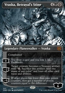 Vraska, Betrayal's Sting (V.2) - Phyrexia: All Will Be One: Extras (Mythic) [XONE-337]