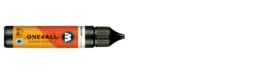 Molotow - One 4 All Acryllic - glossy black - 252
