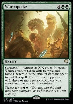 Wurmquake - Commander: Phyrexia: All Will Be One (Rare) [ONC-19]