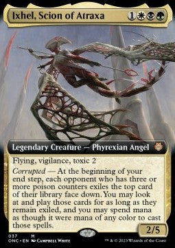 Ixhel, Scion of Atraxa (V.1) - Commander: Phyrexia: All Will Be One: Extras (Mythic) [XONC-37]