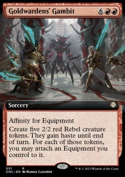 Goldwardens' Gambit - Commander: Phyrexia: All Will Be One: Extras (Rare) [XONC-51]