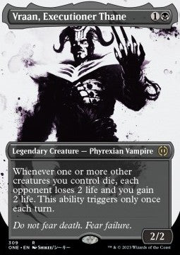 Vraan, Executioner Thane (V.1) - Phyrexia: All Will Be One: Extras (Rare) [XONE-309]