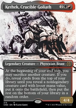 Kethek, Crucible Goliath (V.1) - Phyrexia: All Will Be One: Extras (Rare) [XONE-319]