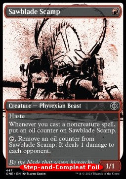 Sawblade Scamp (V.2) - Phyrexia: All Will Be One: Extras (Common) [XONE-447]