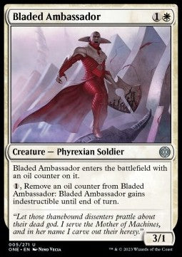 Bladed Ambassador - Phyrexia: All Will Be One (Uncommon) [ONE-5]