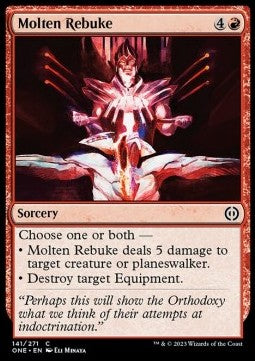 Molten Rebuke - Phyrexia: All Will Be One (Common) [ONE-141]