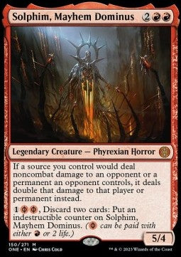 Solphim, Mayhem Dominus - Phyrexia: All Will Be One (Mythic) [ONE-150]