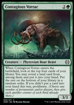 Contagious Vorrac - Phyrexia: All Will Be One (Common) [ONE-164]