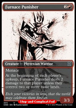 Furnace Punisher (V.2) - Phyrexia: All Will Be One: Extras (Uncommon) [XONE-445]