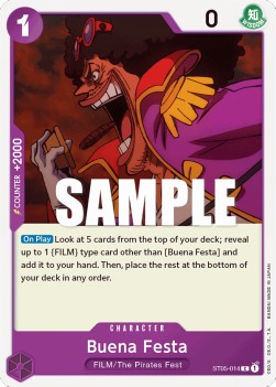 Buena Festa (ST05-014) - Starter Deck: ONE PIECE FILM edition (Common) [ST-05-014]