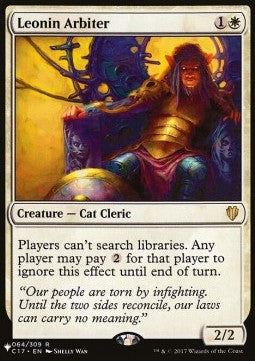 Leonin Arbiter⁣ - The List⁣ (Rare)⁣ [64]