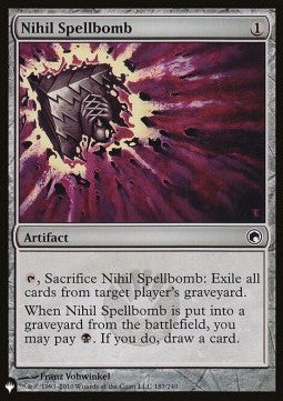 Nihil Spellbomb - The List (Common) [ZNL-187]