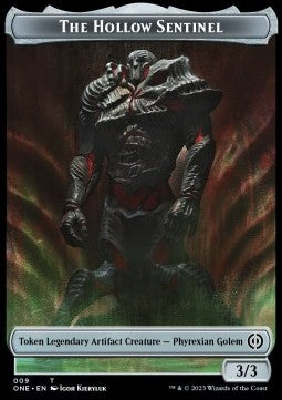 The Hollow Sentinel Token (Artifact 3/3) - Phyrexia: All Will Be One: Extras (Token) [XONE-T9]