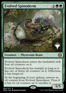 Evolved Spinoderm (V.2) - Phyrexia: All Will Be One: Promos (Rare) [PONE-166]