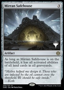 Mirran Safehouse (V.2)⁣ - Phyrexia: All Will Be One: Promos⁣ (Rare)⁣ [232]