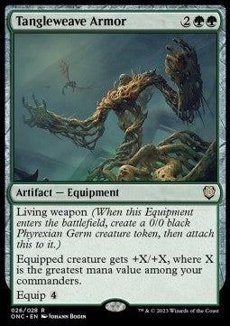 Tangleweave Armor - Commander: Phyrexia: All Will Be One (Rare) [ONC-26]