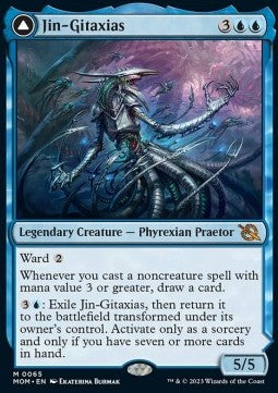 Jin-Gitaxias // The Great Synthesis - March of the Machine (Mythic) [MOM-65]