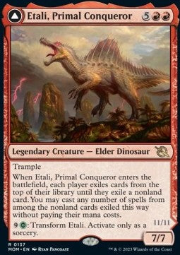 Etali, Primal Conqueror // Etali, Primal Sickness - March of the Machine (Rare) [MOM-137]