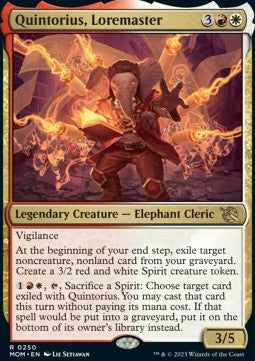 Quintorius, Loremaster - March of the Machine (Rare) [MOM-250]