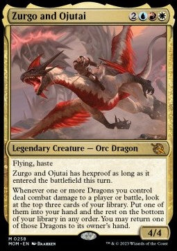 Zurgo and Ojutai⁣ - March of the Machine⁣ (Mythic)⁣ [258]