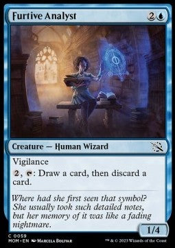 Furtive Analyst - March of the Machine (Common) [MOM-59]