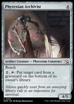 Phyrexian Archivist - March of the Machine (Common) [MOM-262]