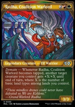 Radha, Coalition Warlord (V.1) - Multiverse Legends (Uncommon) [MUL-55]