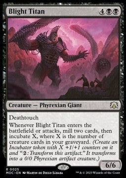 Blight Titan - Commander: March of the Machine (Rare) [MOC-25]