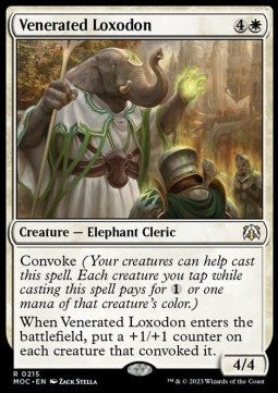 Venerated Loxodon - Commander: March of the Machine (Rare) [MOC-215]