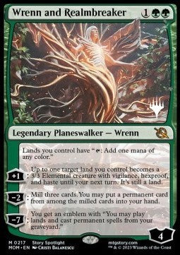 Wrenn and Realmbreaker (V.2) - March of the Machine: Promos (Mythic) [PMOM-217]