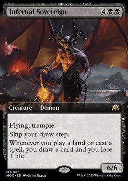 Infernal Sovereign - Commander: March of the Machine: Extras (Mythic) [XMOC-83]