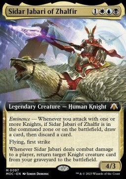 Sidar Jabari of Zhalfir (V.1) - Commander: March of the Machine: Extras (Mythic) [XMOC-97]