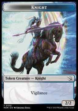 Knight Token (WU 2/2) // Soldier Token (W 1/1 Lifelink) - March of the Machine: Extras (Token) [XMOM-T 10/2]