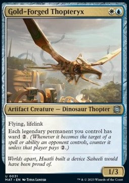 Gold-Forged Thopteryx - March of the Machine: The Aftermath (Uncommon) [MAT-31]