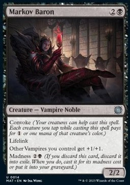 Markov Baron - March of the Machine: The Aftermath (Uncommon) [MAT-14]