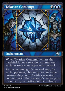 Tolarian Contempt (V.1) - March of the Machine: The Aftermath: Extras (Uncommon) [XMAT-58]