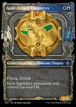 Gold-Forged Thopteryx (V.1) - March of the Machine: The Aftermath: Extras (Uncommon) [XMAT-81]