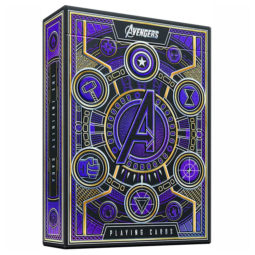 Theory 11 - Avengers Purple Playing Cards