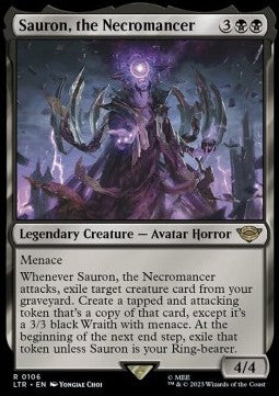 Sauron, the Necromancer - The Lord of the Rings: Tales of Middle-earth (Rare) [LTR-106]