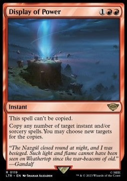 Display of Power - The Lord of the Rings: Tales of Middle-earth (Rare) [LTR-119]