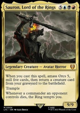 Sauron, Lord of the Rings⁣ - Commander: The Lord of the Rings: Tales of Middle-earth⁣ (Mythic)⁣ [4]