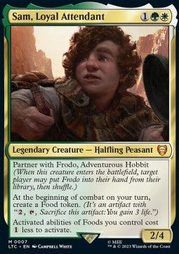 Sam, Loyal Attendant⁣ - Commander: The Lord of the Rings: Tales of Middle-earth⁣ (Mythic)⁣ [7]