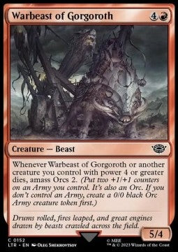 Warbeast of Gorgoroth - The Lord of the Rings: Tales of Middle-earth (Common) [LTR-152]
