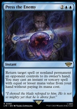 Press the Enemy - The Lord of the Rings: Tales of Middle-earth (Rare) [LTR-65]