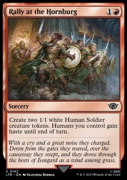 Rally at the Hornburg - The Lord of the Rings: Tales of Middle-earth (Common) [LTR-142]