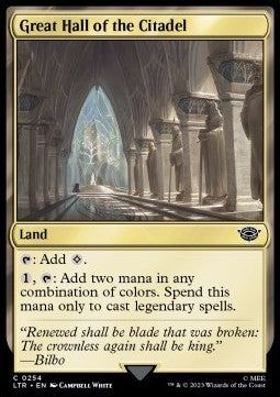 Great Hall of the Citadel - The Lord of the Rings: Tales of Middle-earth (Common) [LTR-254]