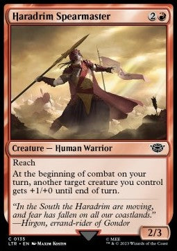 Haradrim Spearmaster - The Lord of the Rings: Tales of Middle-earth (Common) [LTR-135]
