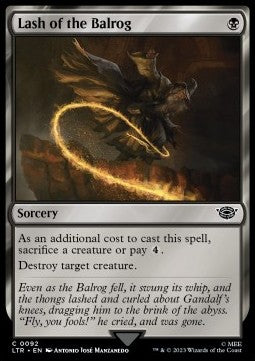 Lash of the Balrog - The Lord of the Rings: Tales of Middle-earth (Common) [LTR-92]