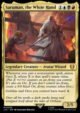 Saruman, the White Hand⁣ - Commander: The Lord of the Rings: Tales of Middle-earth⁣ (Mythic)⁣ [8]
